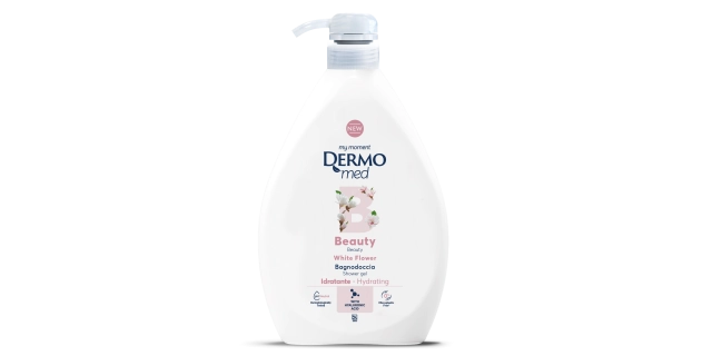 DERMOMED BAGNODOCCIA BEAUTY 1 l Sprchový gel s vůní bílých květů                                                                                                                                                                                          